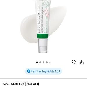 Dark Spot Correcting Glow Serum - Green and White